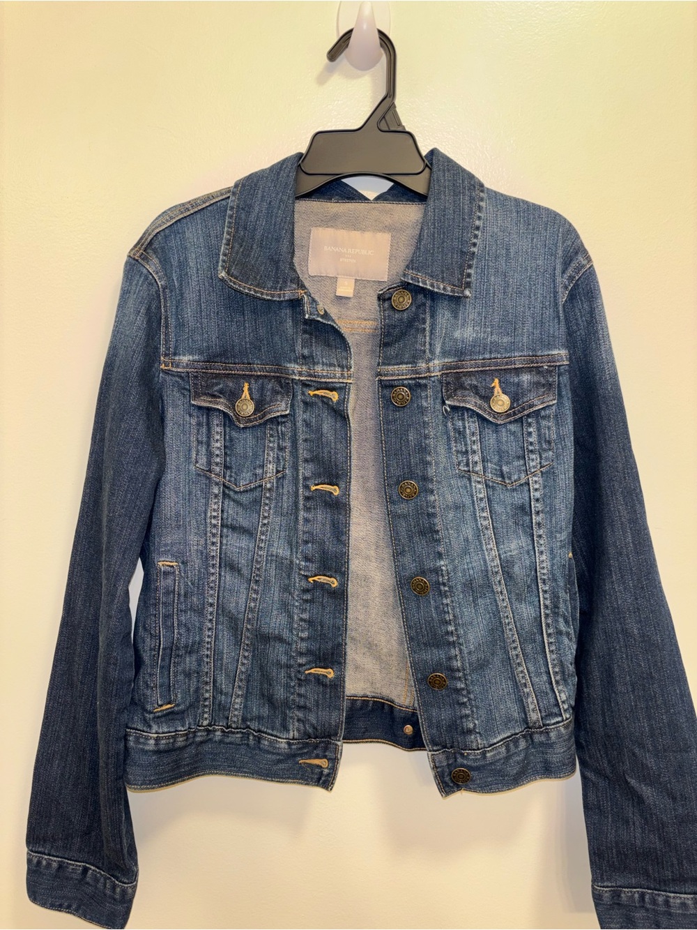 Banana Republic Denim Jacket Women’s Small Stretch Blue Jean Jacket